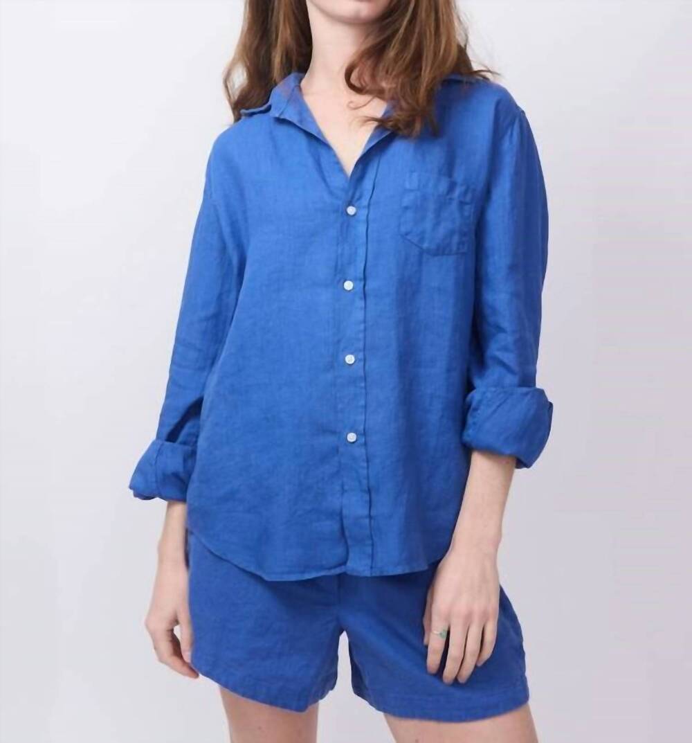 NEW FRANK & EILEEN eileen shirt in cabo blue
